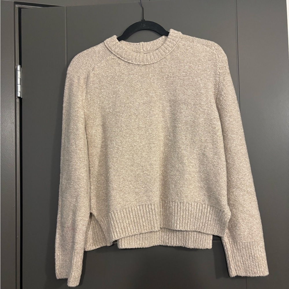 Abercrombie & Fitch Cream Crew Neck Sweater
